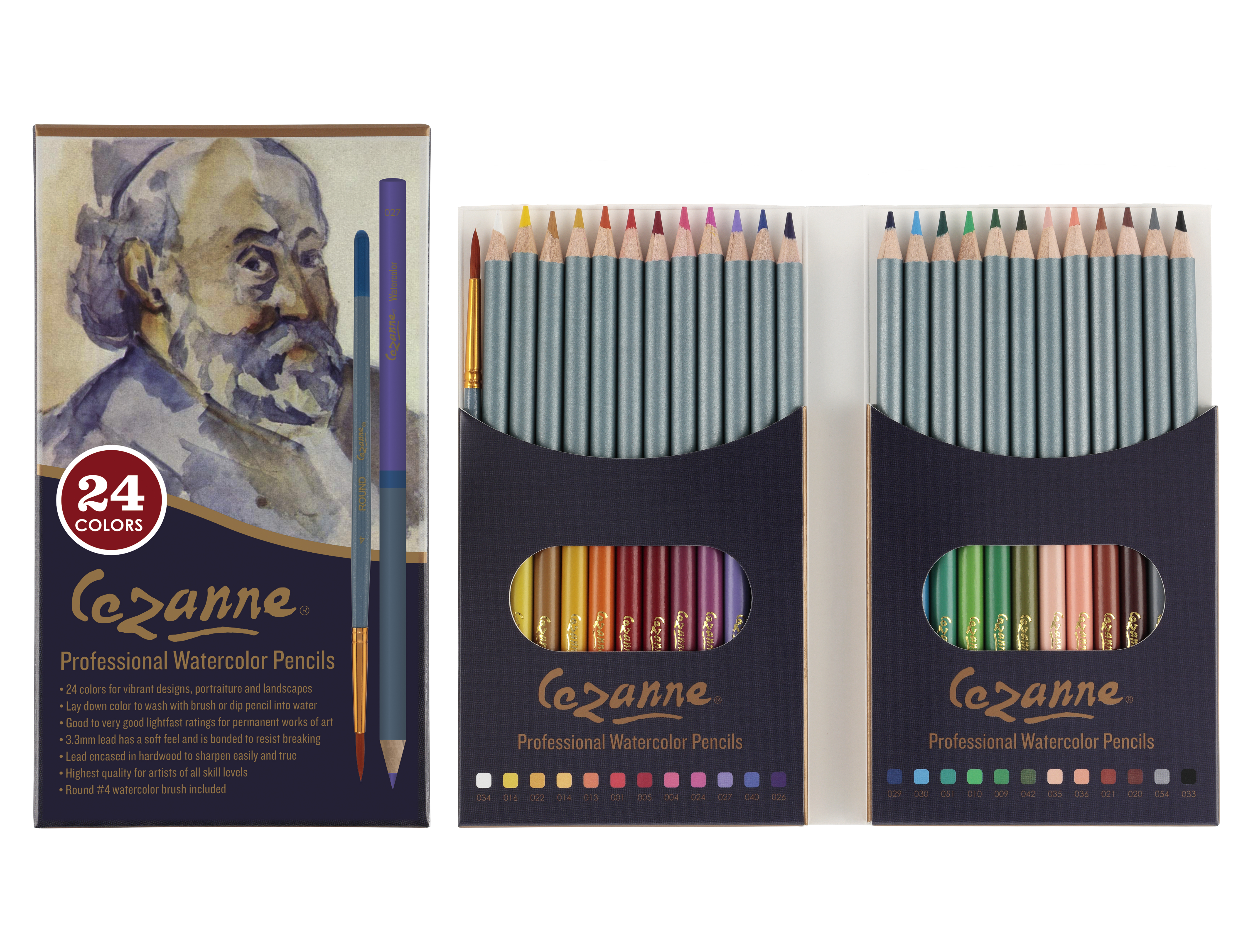 Cezanne Watercolor Pencils - Professional Artist Quality Soft Core